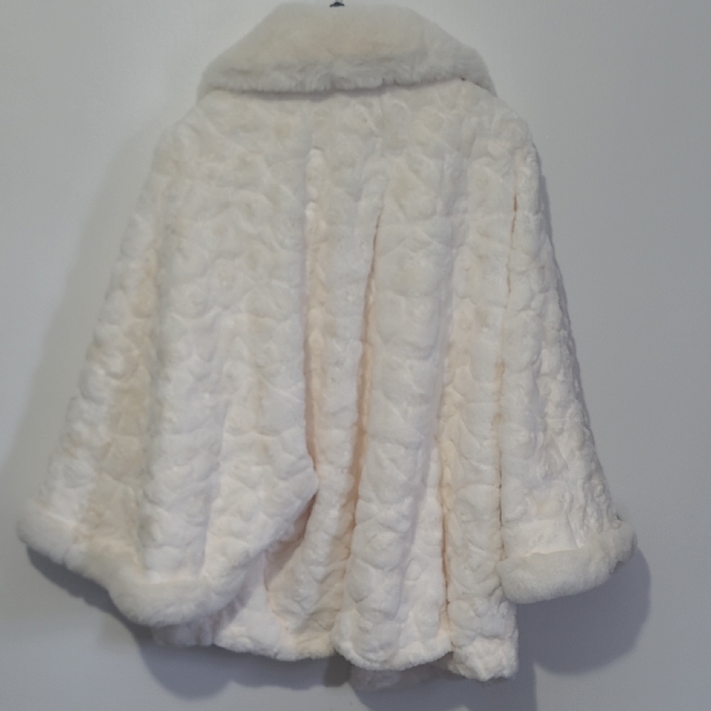 Joseph Ribkoff Cream Cape Jacket - Picture 3 of 4